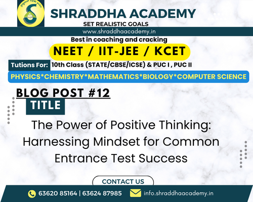 The Power of Positive Thinking: Harnessing Mindset for Common Entrance Test Success