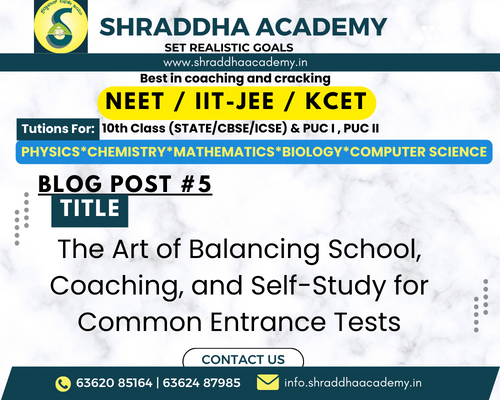 Striking the Balance: The Art of Juggling School, Coaching, and Self-Study for Common Entrance Tests