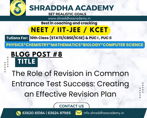 The Role of Revision in Common Entrance Test Success: Creating an Effective Revision Plan